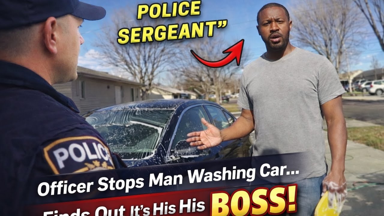 Bodycam Exposes Cop Stopping a Man Washing His Car — He Didn’t Know It Was His Sergeant | BODYCAM