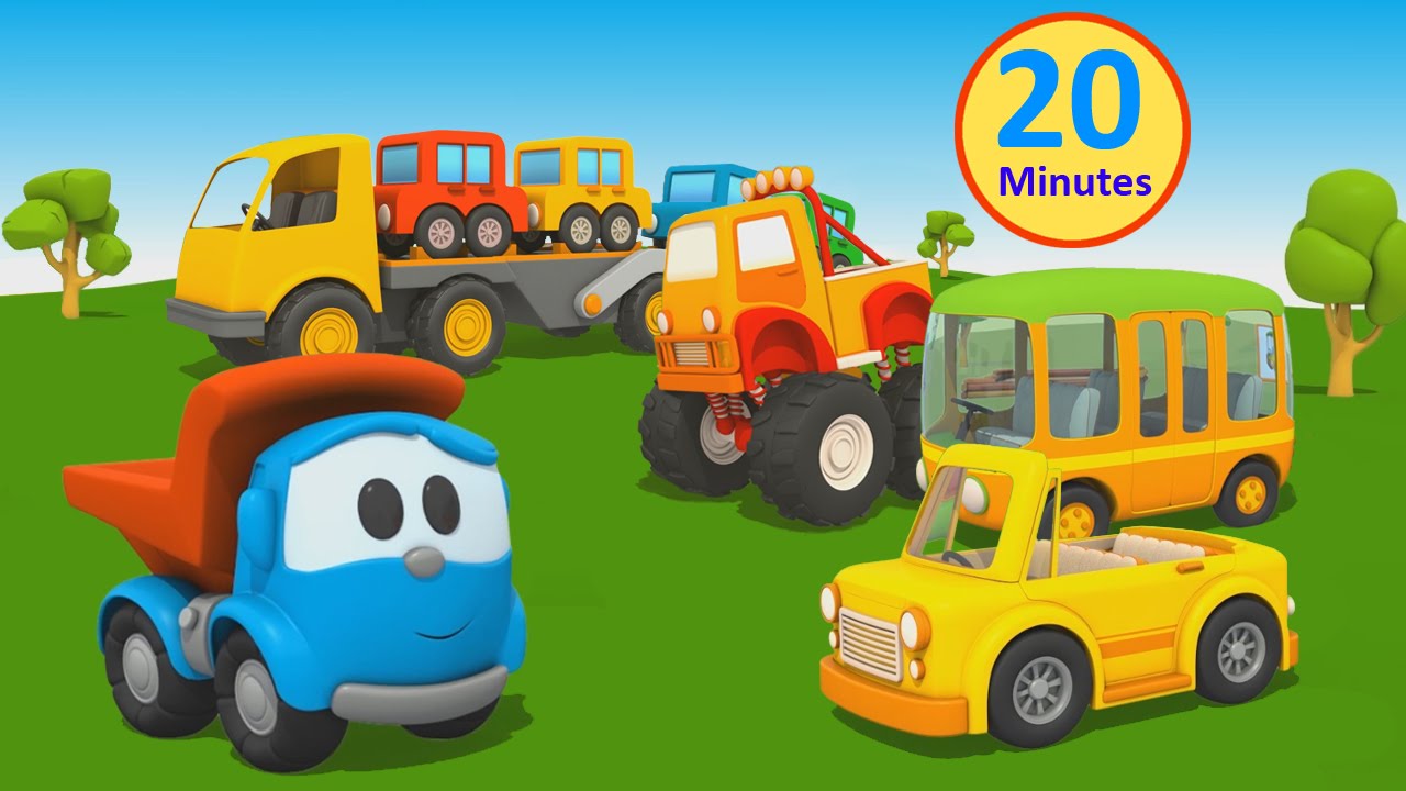 Cartoni Animati per bambini - Camioncino Leo: Macchine e macchinoni