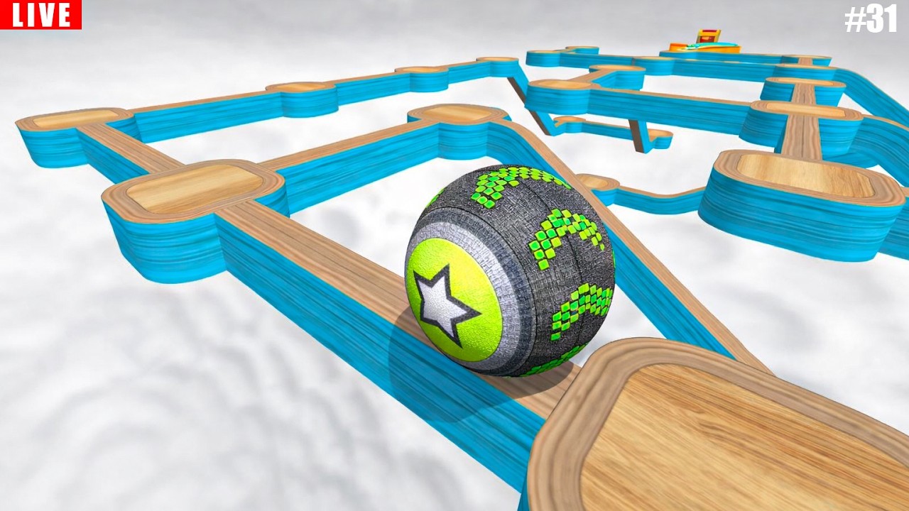 GOING BALLS  SPEED RUN,HARD LEVEL,FUNNY FAIL,PORTAL RUN,  LEVEL MAX   #31 #goingballs #live