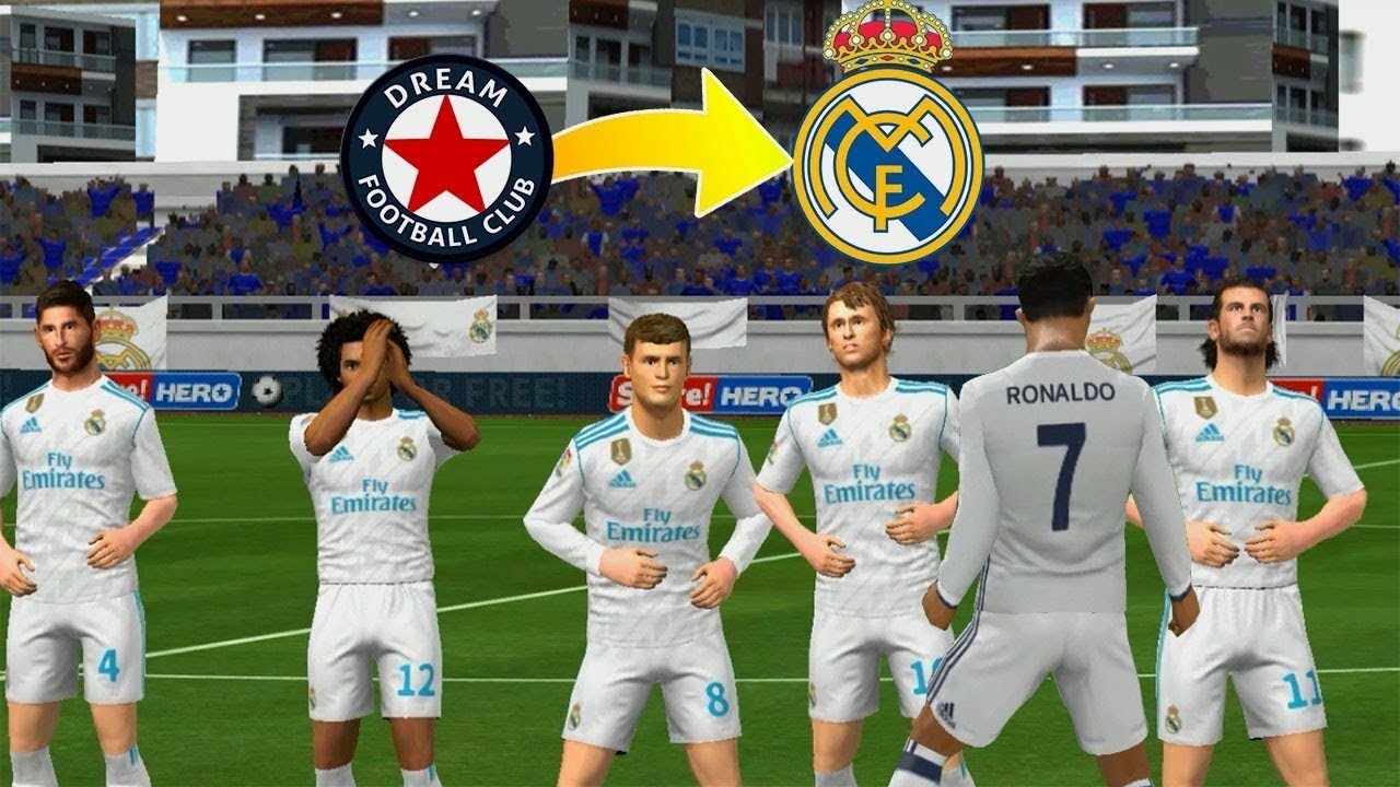 Create Real Madrid Team ★ Kit Logo & Players ★ Dream League Soccer 2019