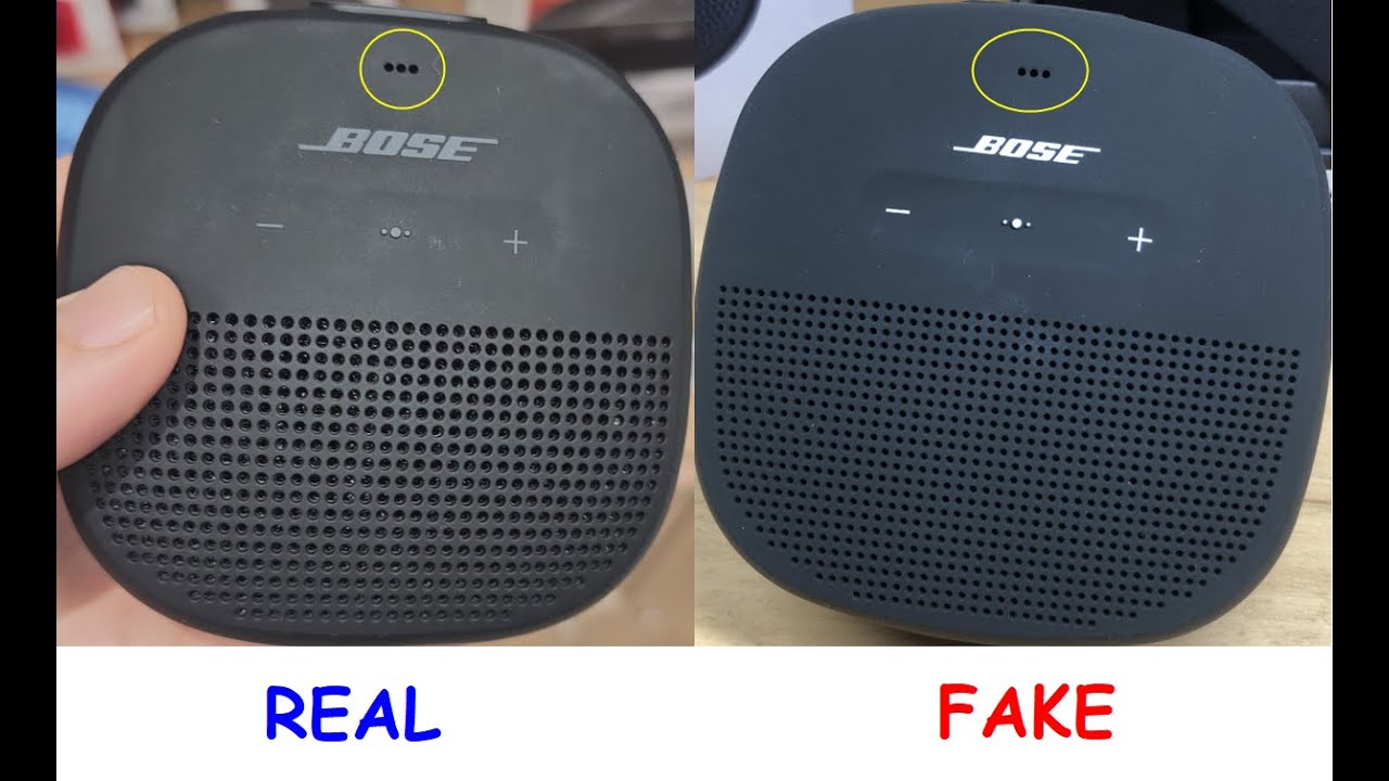 How to spot original Bose speakers. Real vs fake Bose Soundlink Micro review
