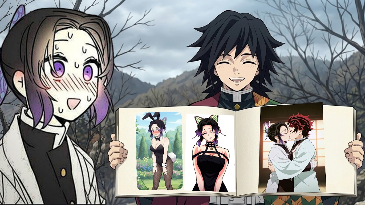 If Giyu found Shinobu's cosplay Album....
