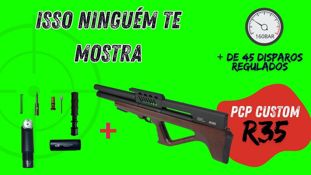 ROSSI R35 DEPOIS DA CUSTOMIZAÇÃO! Isso ninguém te mostra | 45 disparos | 160bar