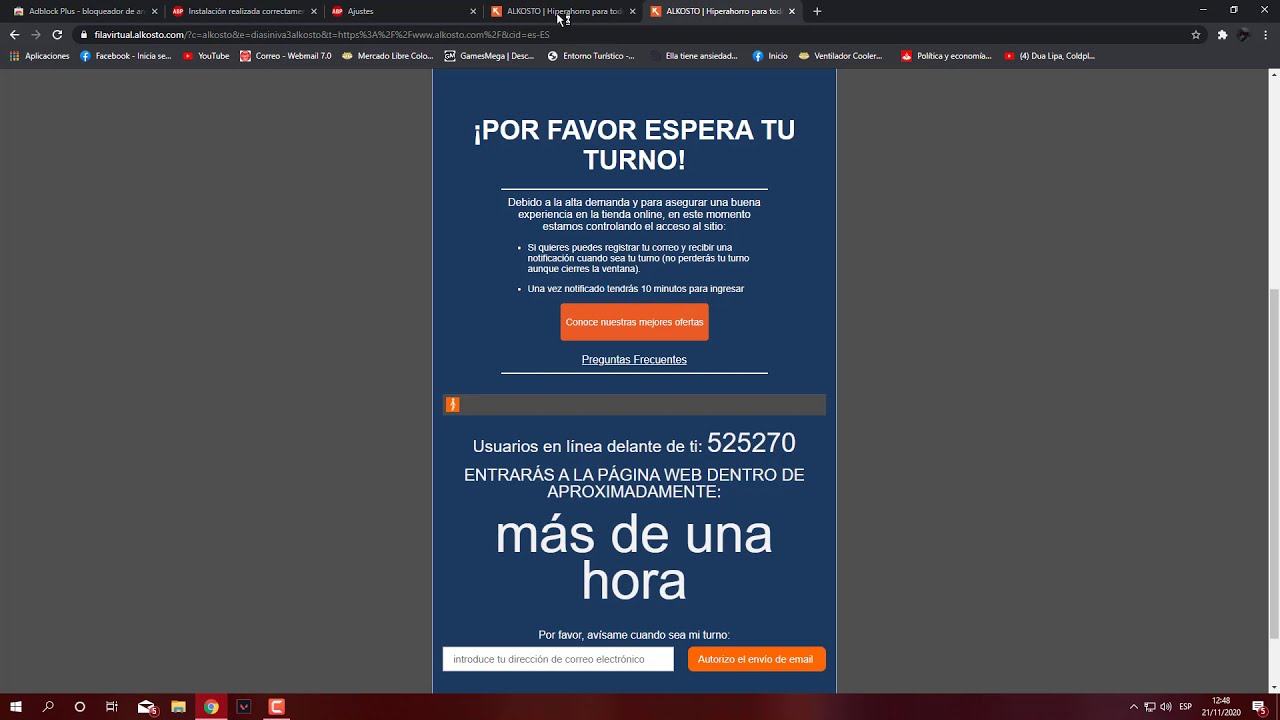 COMO SALTAR LA FILA VIRTUAL DE CUALQUIER PAGINA| MUY F&Aacute;CIL | Sirve para conciertos