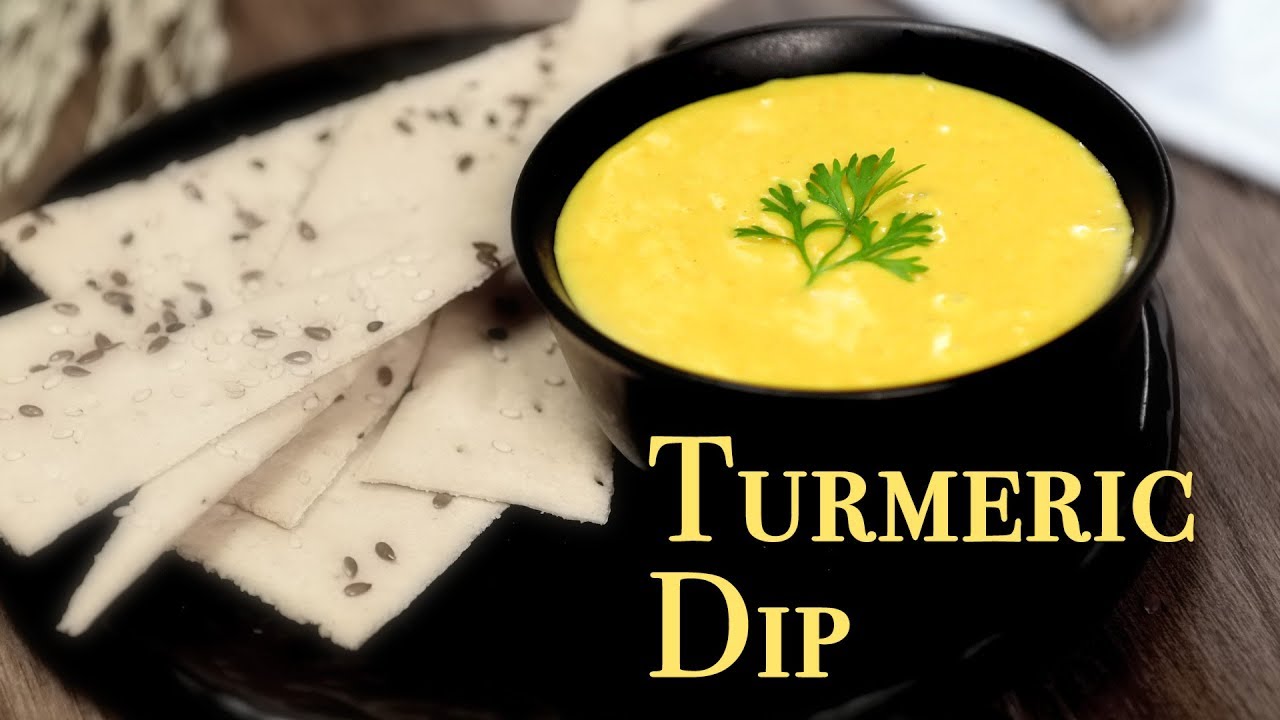 Turmeric Ginger Tahini Dip  | Turmeric Tahini Dressing - How To Make Turmeric Ginger Tahini Dip