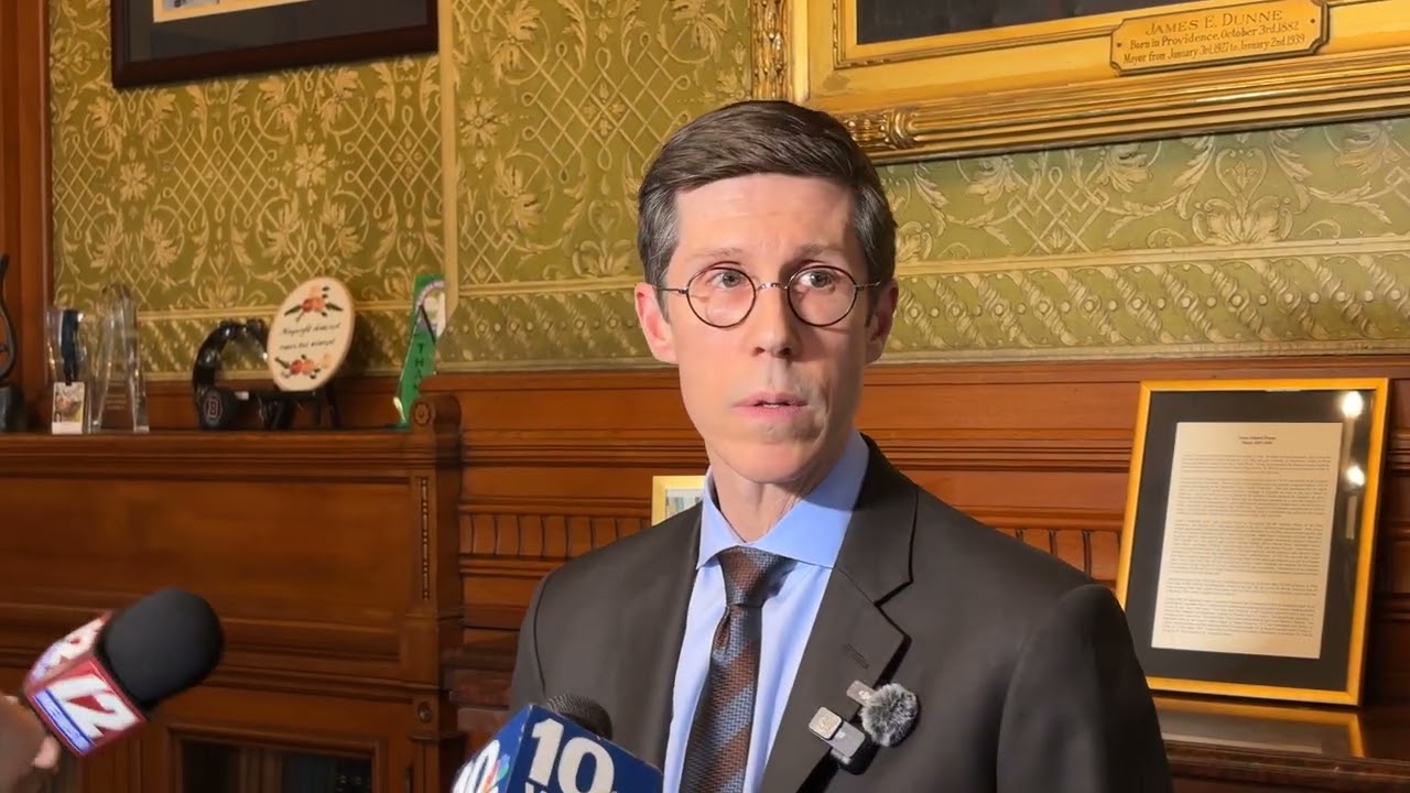 Providence Mayor Brett Smiley outlines his objections to proposed rent stabilization ordinance