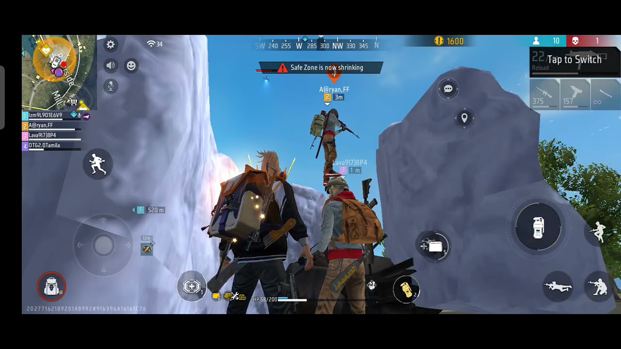 Free Fire 😎🔥 gameplay on DTG TAMIZHAN.