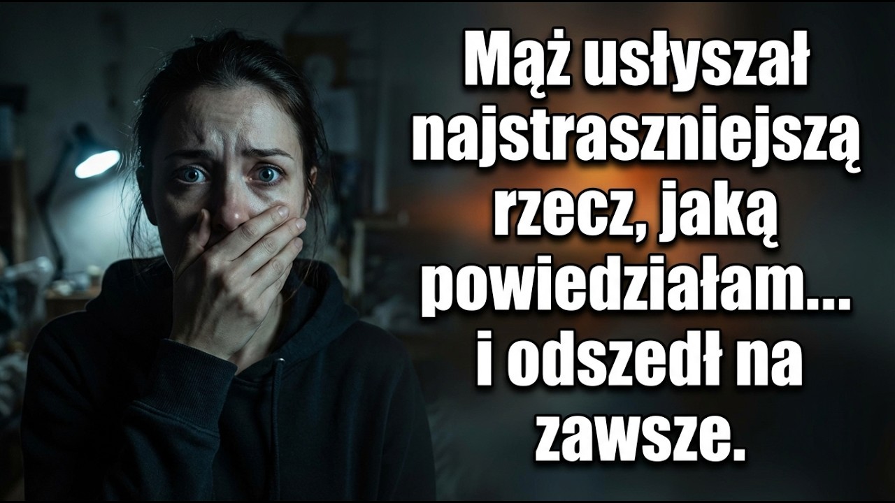 Mój mąż usłyszał najstraszniejszą rzecz, jaką kiedykolwiek powiedziałam – teraz odszedł na zawsze