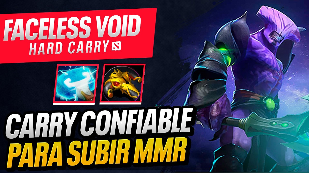 CARRY CONFIABLE PARA CARREAR CON ESTRATEGIA VOID ES TU MEJOR  OPCION | GUIA FACELESS VOID DOTA