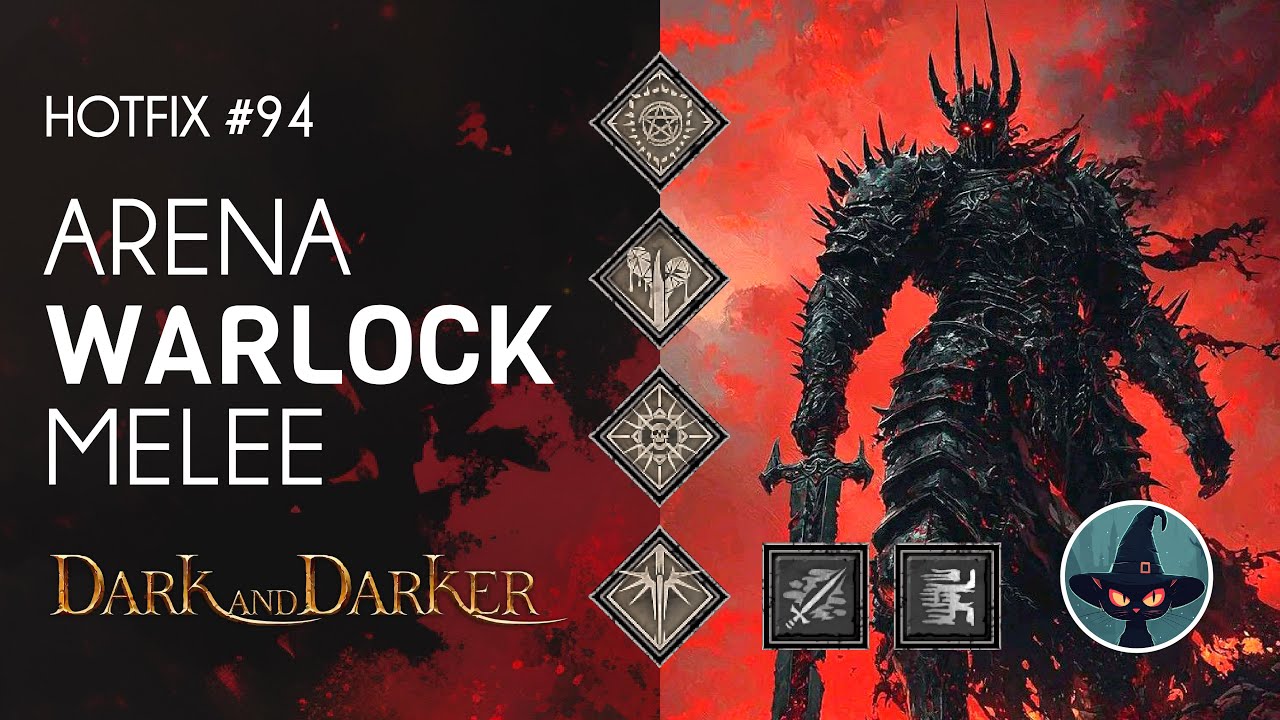 Last Arena Semi Wipe Warlock Melee ft Cleric Healer and Rogue Gameplay I Dark And Darker I Hotfix 94