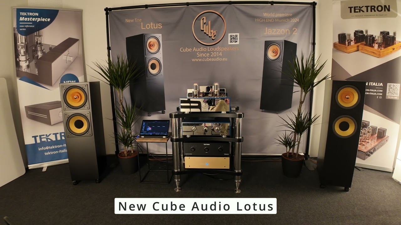 New Cube Audio Lotus Fullrange Loudspeakers at Munich Audio Show 2024