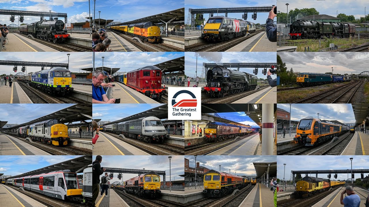 Arrivals to The Greatest Gathering (Trains At Derby) | 30/7/25