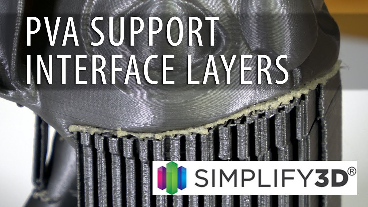 Simplify3D 4.0 - PVA Support Interface Layers / Optimize Your Soluble Supports
