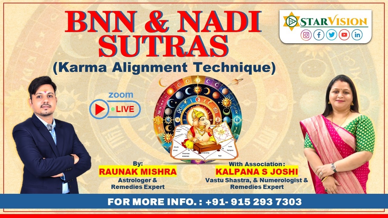 FREE WEBINAR - BHRUGU NANDI NADI & NADI SUTRAS