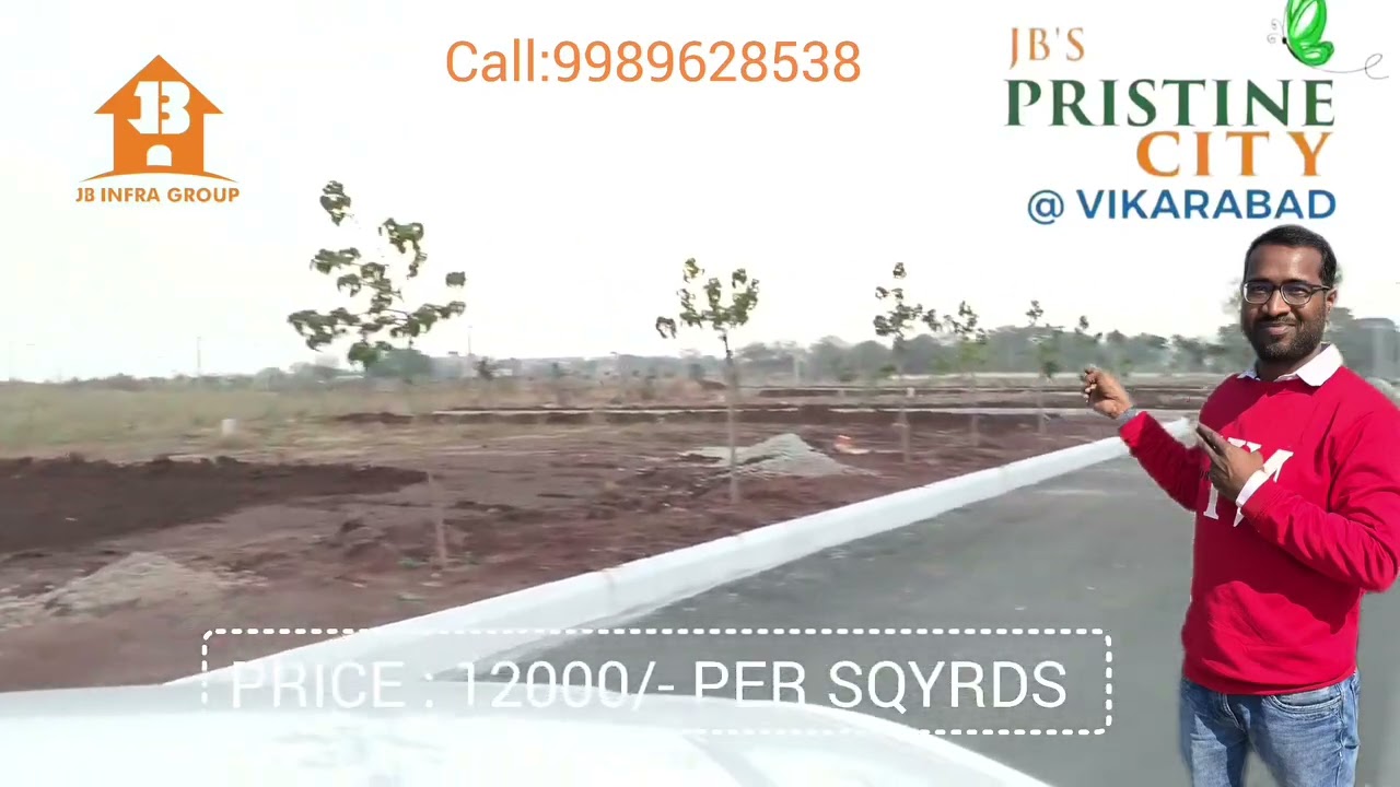 💐JB'S PRISTINE CITY 💐 VIKARABAD Own Your Dreamed Plot  Call : 099896 28538