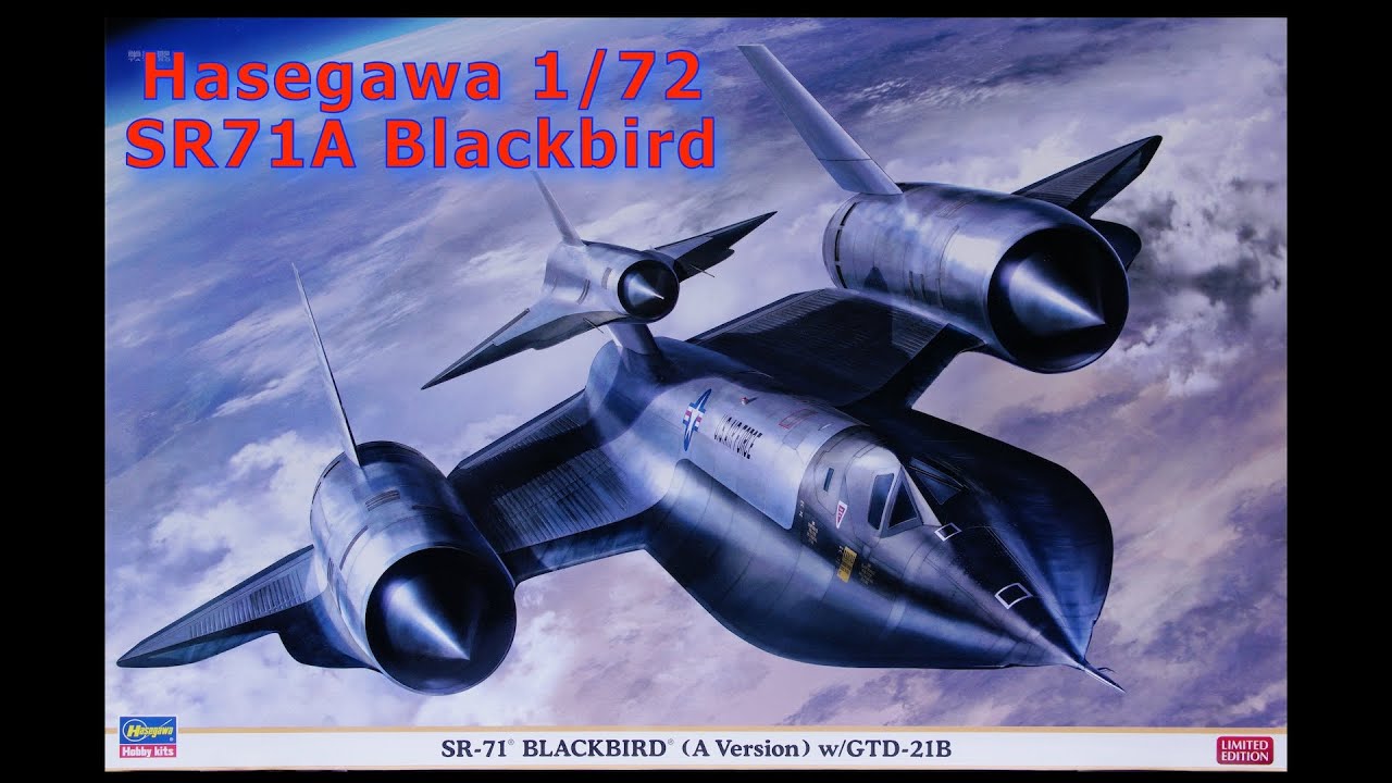 Hasegawa 1/72 Lockheed SR71 Kit Review