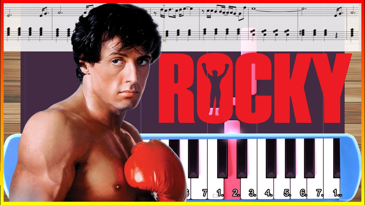 Como tocar el tema de Rocky en Melodica - Fácil✨