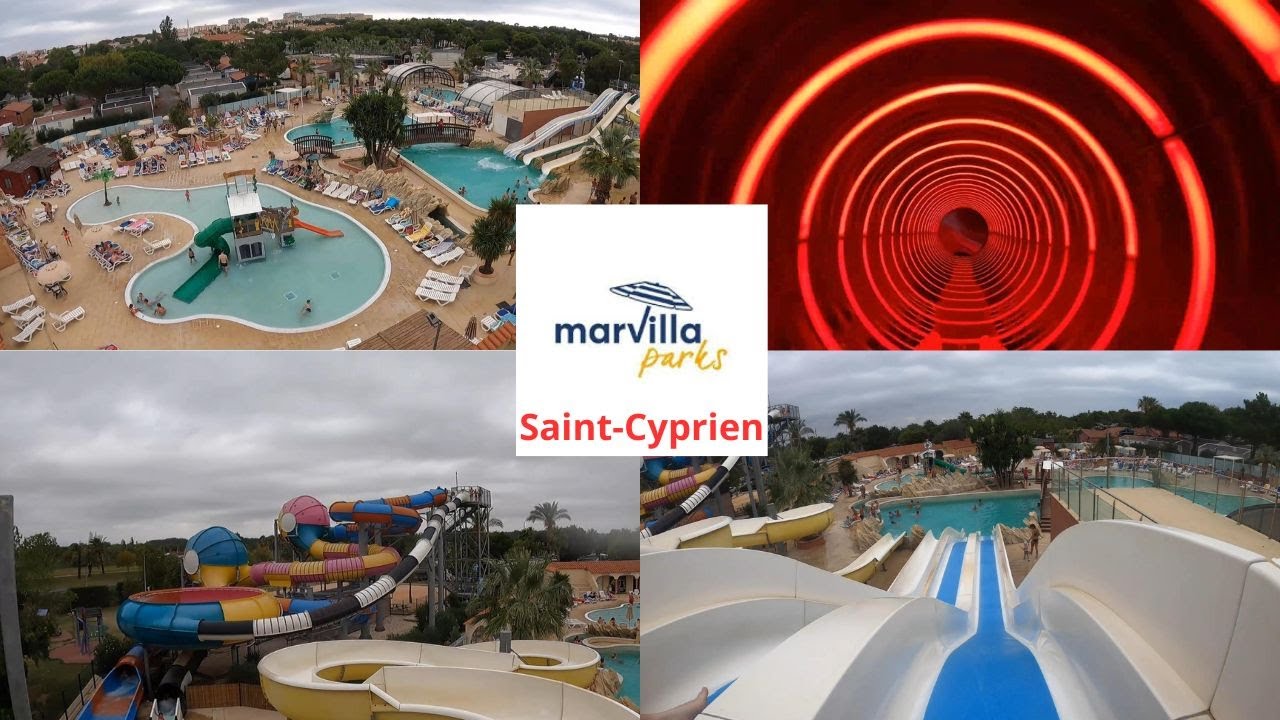 🛝 Le parc aquatique du camping Marvilla Parks à Saint-Cyprien lors de notre séjour en août 2023