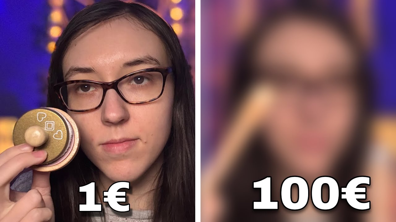 Asmr 1€ Make up vs 100€ Make up (Großer Unterschied😳)