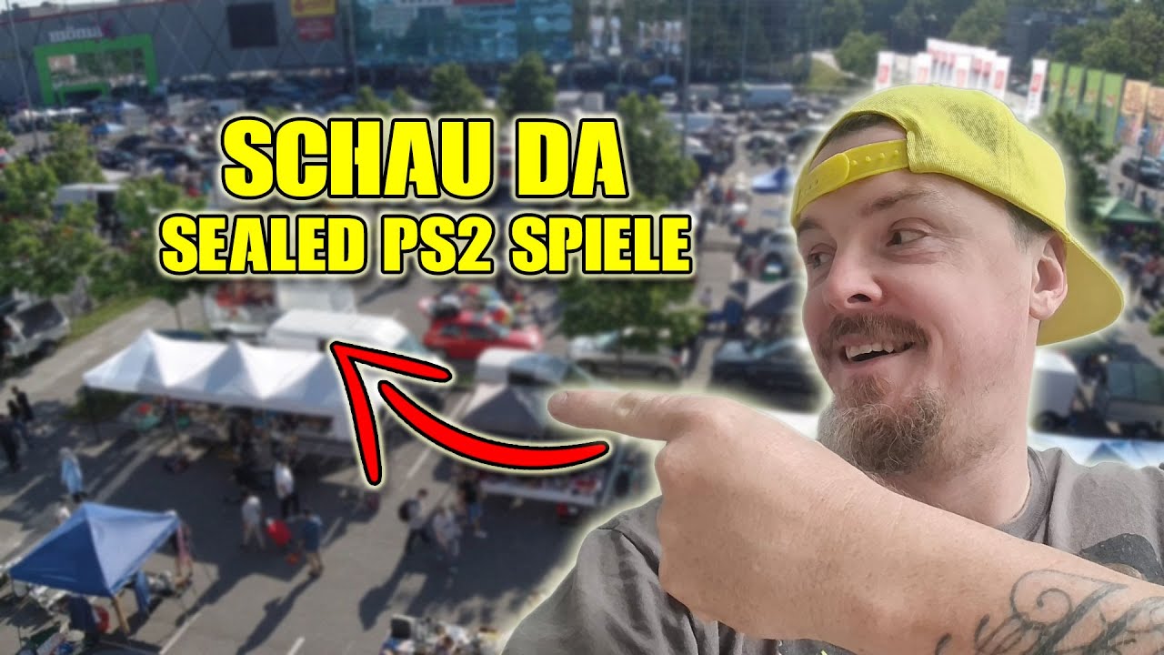 Bester FLOHMARKT Tisch seit langem mit SEALED Ps2 SPIELEN - Rps 4/25