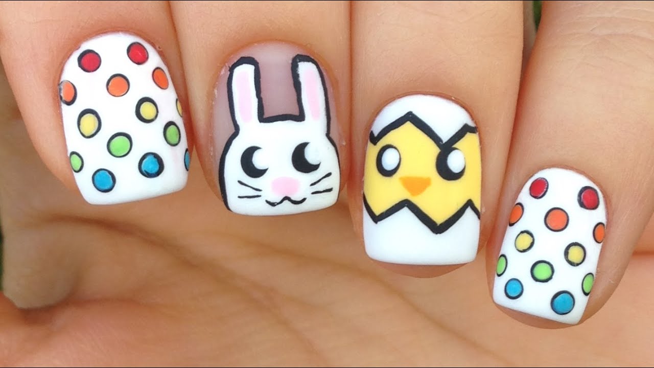 Cute & Easy Easter Nail Art Tutorial