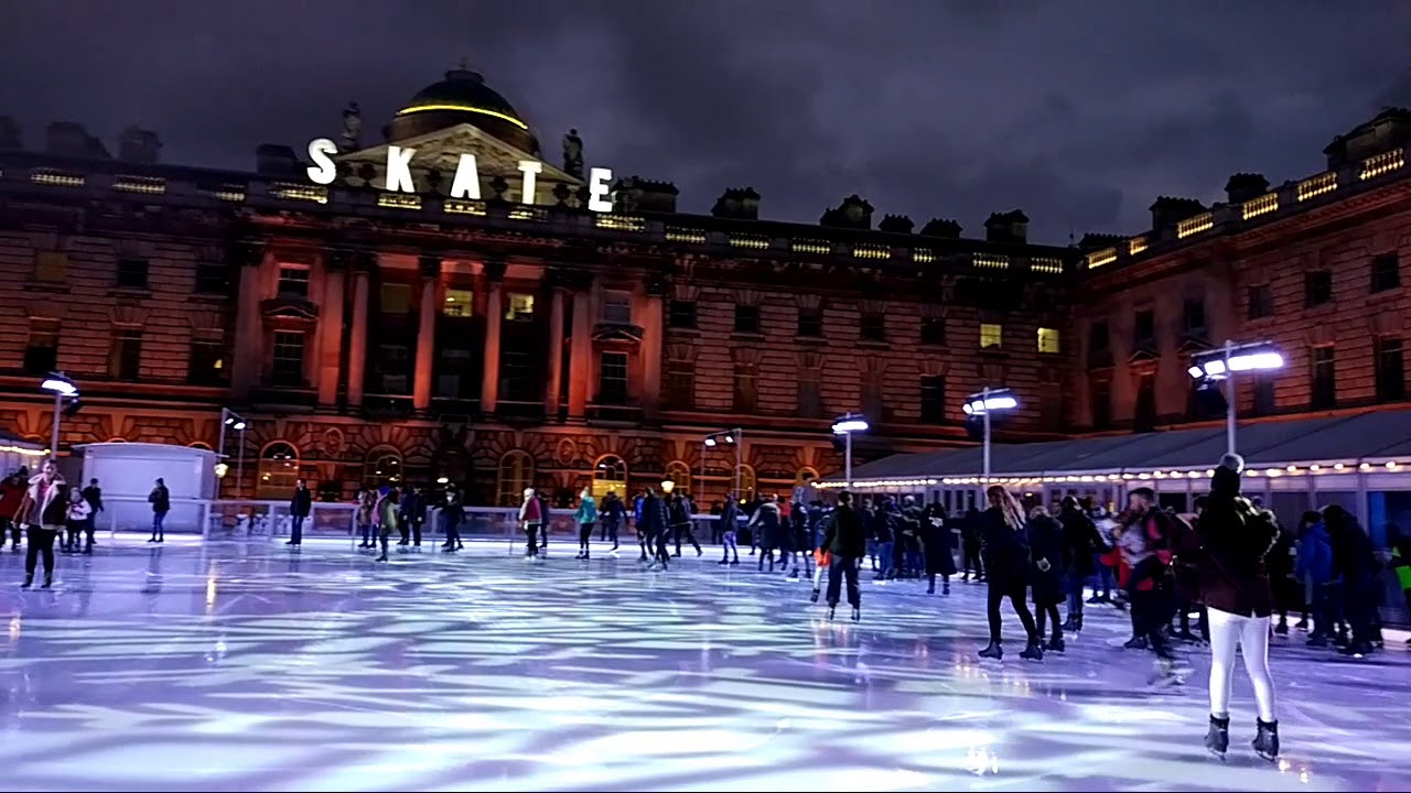 Out door ice skating- London Somerset House
