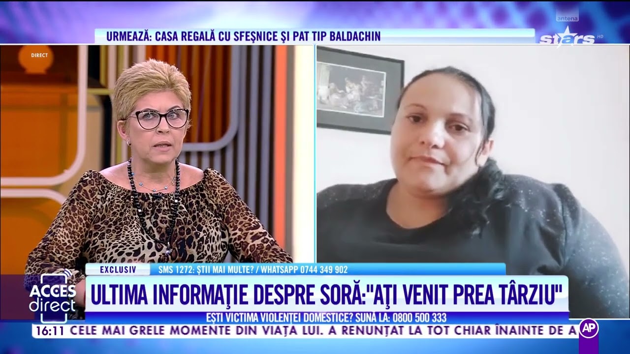 Și-a pierdut sora în bătălia dintre mamă și tată?