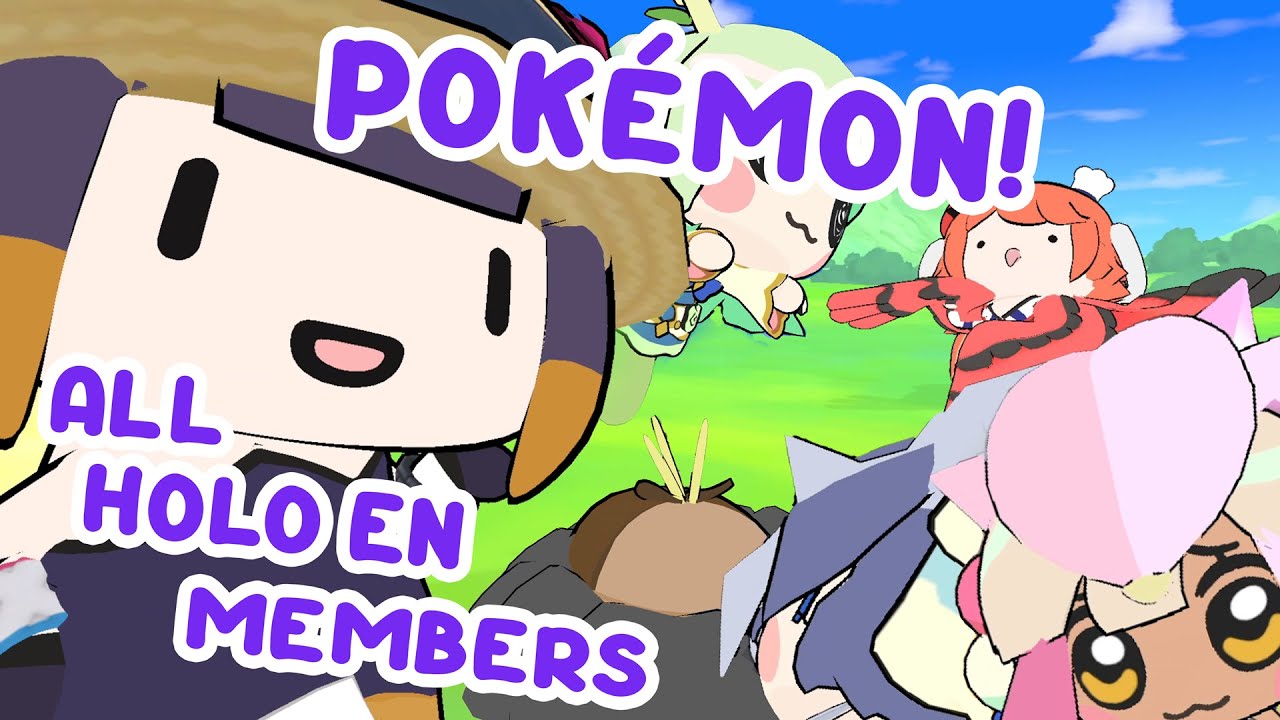 ИНА дала ТИПЫ ПОКЕМОНОВ ВСЕМ УЧАСТНИКАМ HOLOLIVE EN, включая САНУ и КРОНИИ! |【POKEMON VIOLET】