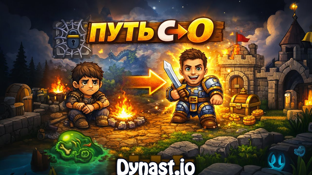путь с 0 в Dynast.io