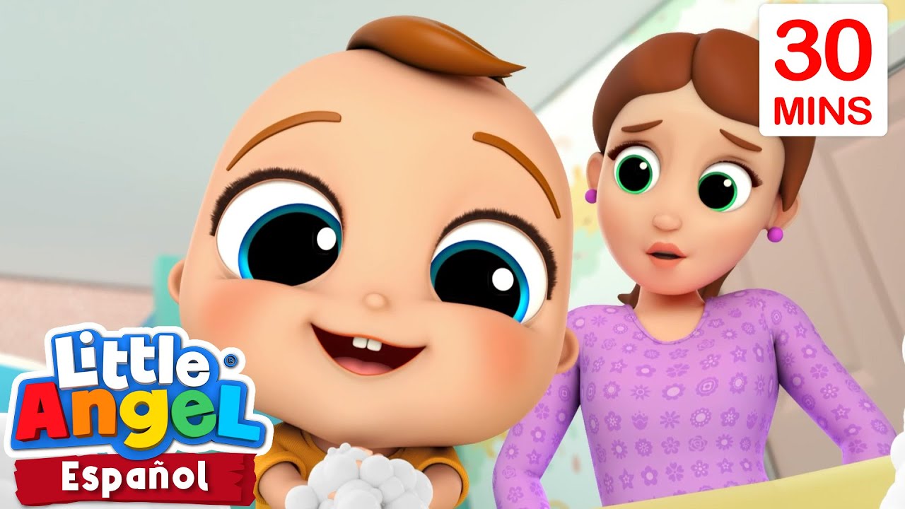 Bebé Juan, cuida su salud 👐🥗🤗 | Canciones Infantiles con Bebé Juan🎵| Little Angel Español