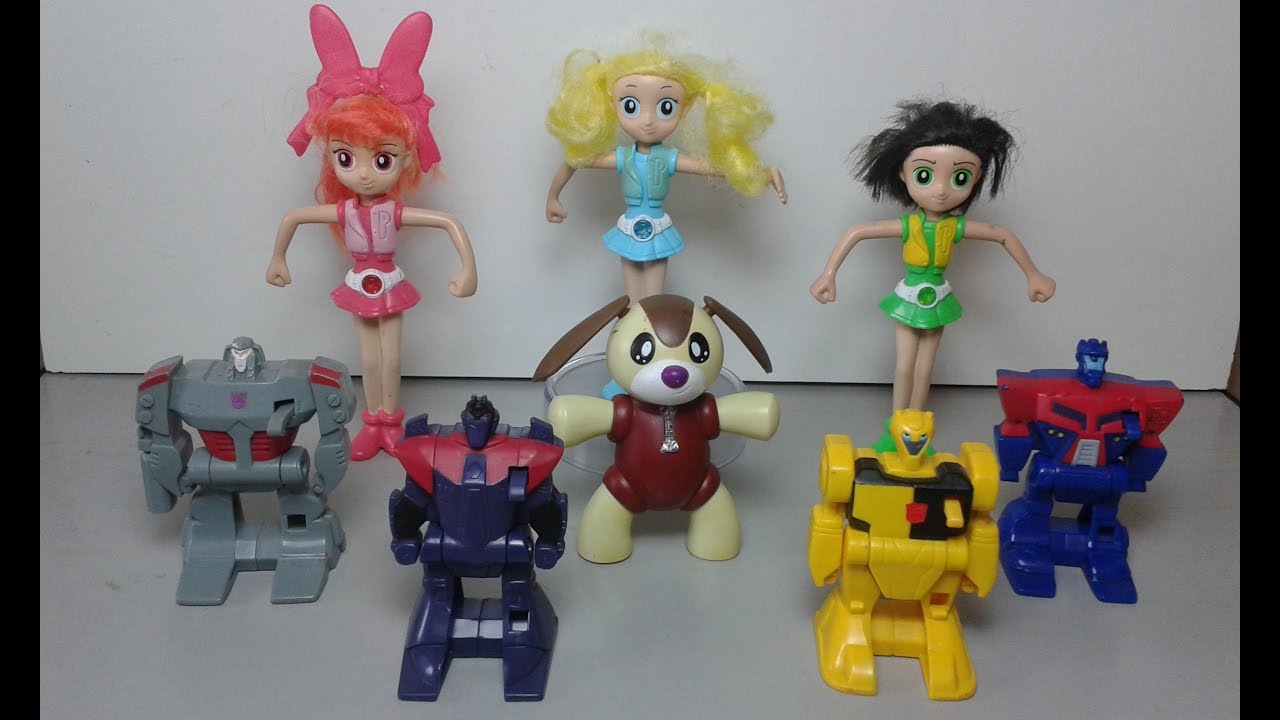 As Super Poderosas Z e Transformers Animated mc lanche feliz 2008