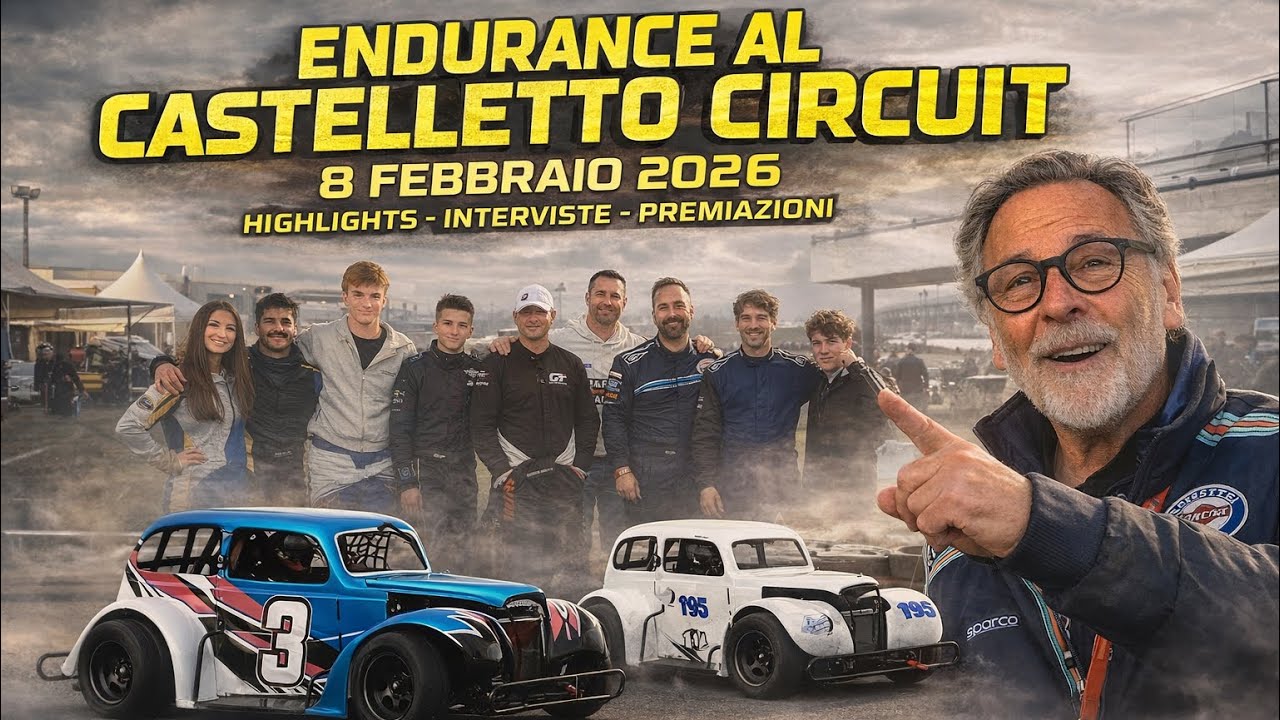 Endurance Castelletto Circuit 08/02/2026 highlights, interviste e premiazioni….. 