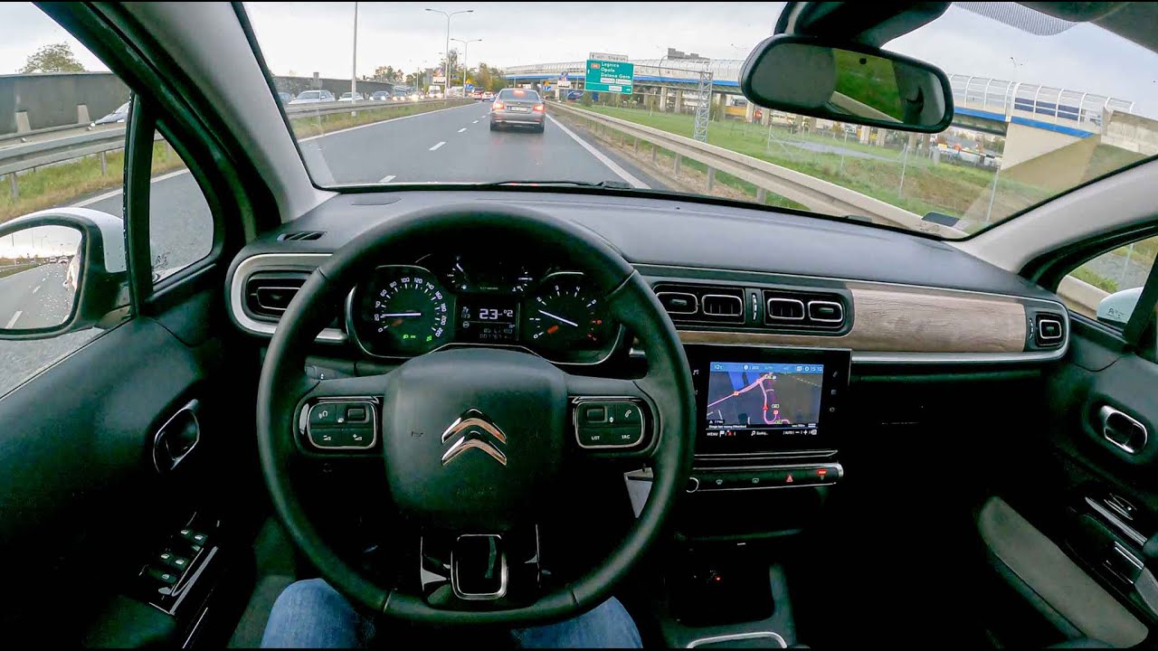 New Citroen C3 III  2021(1.2 PURETECH 110 HP) | POV Test Drive #636 Joe Black
