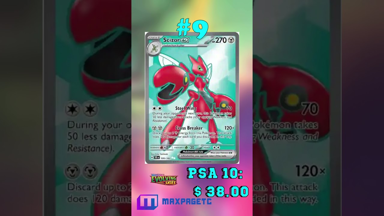 Top 15 Scizor Full Art Pokémon Cards 