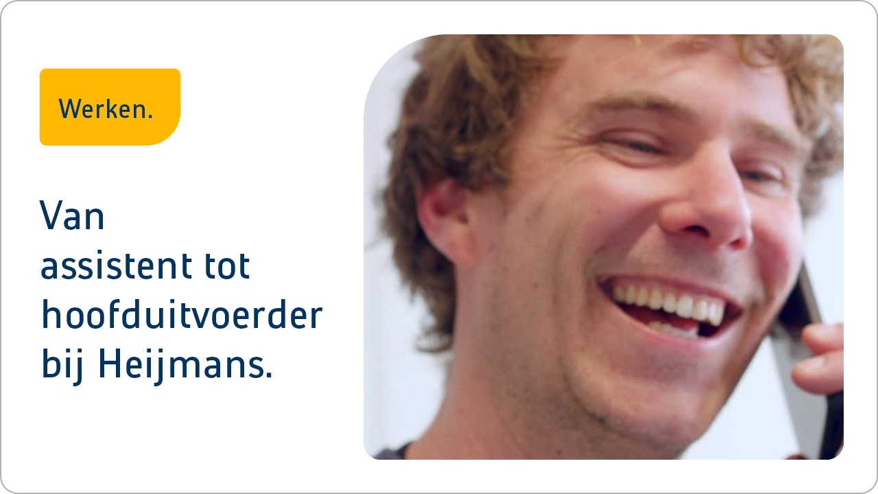 Maak het mee bij Heijmans | als uitvoerder of werkvoorbereider.
