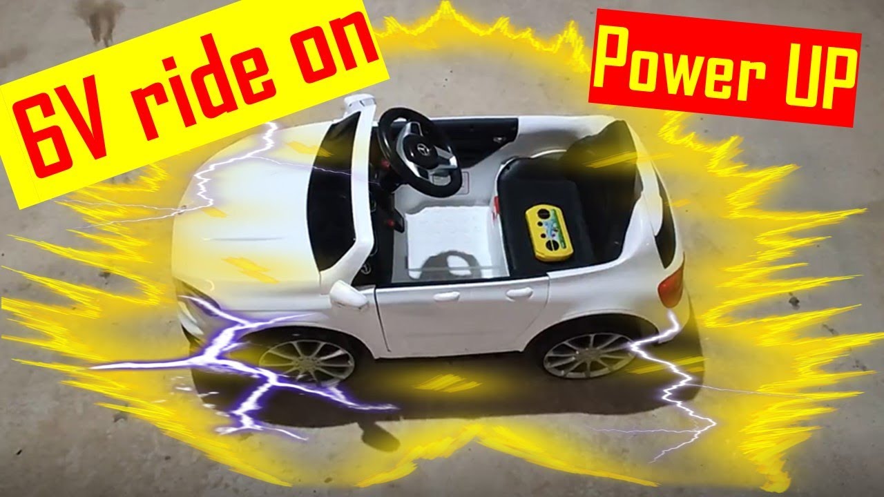 How to: Upgrade battery in ride on car - 6v lead acid to 14.4v Lithium Ion