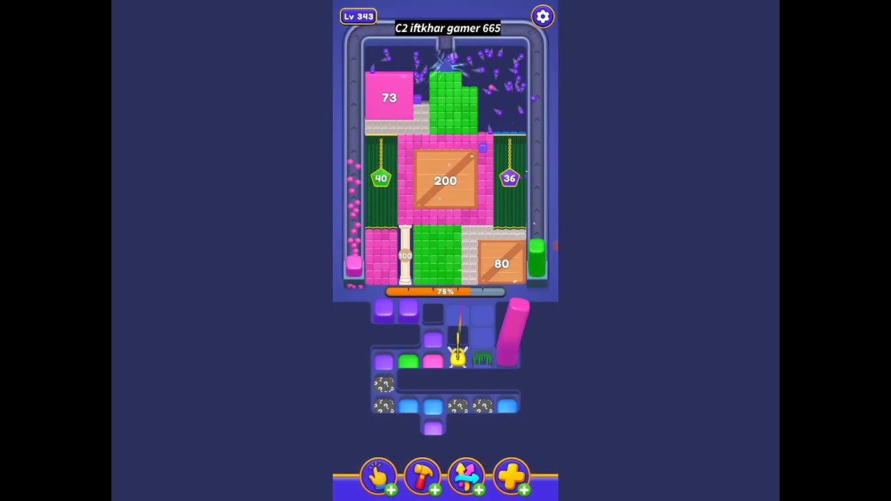 Bounce blast level 343 | all parts gameplay walkthrough solution