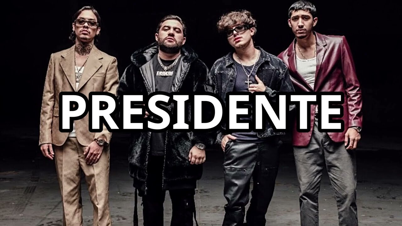 Gabito Ballesteros, Natanael Cano, Luis R Conriquez, Neton Vega - Presidente (Corridos 2025)