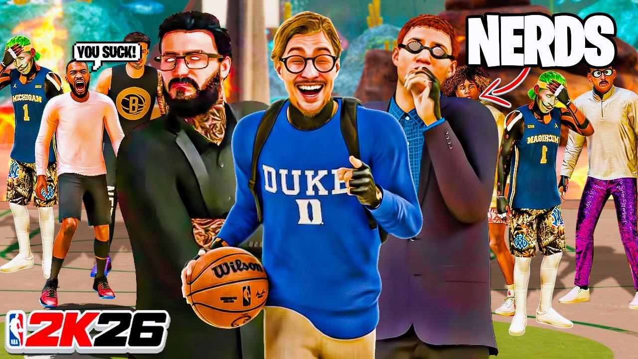 3 XIX DRIBBLE GODS GO UNDERCOVER AS NERDS IN NBA 2K26! *TOXIC* BEST GLITCHY ISO DRIBBLE MOVES
