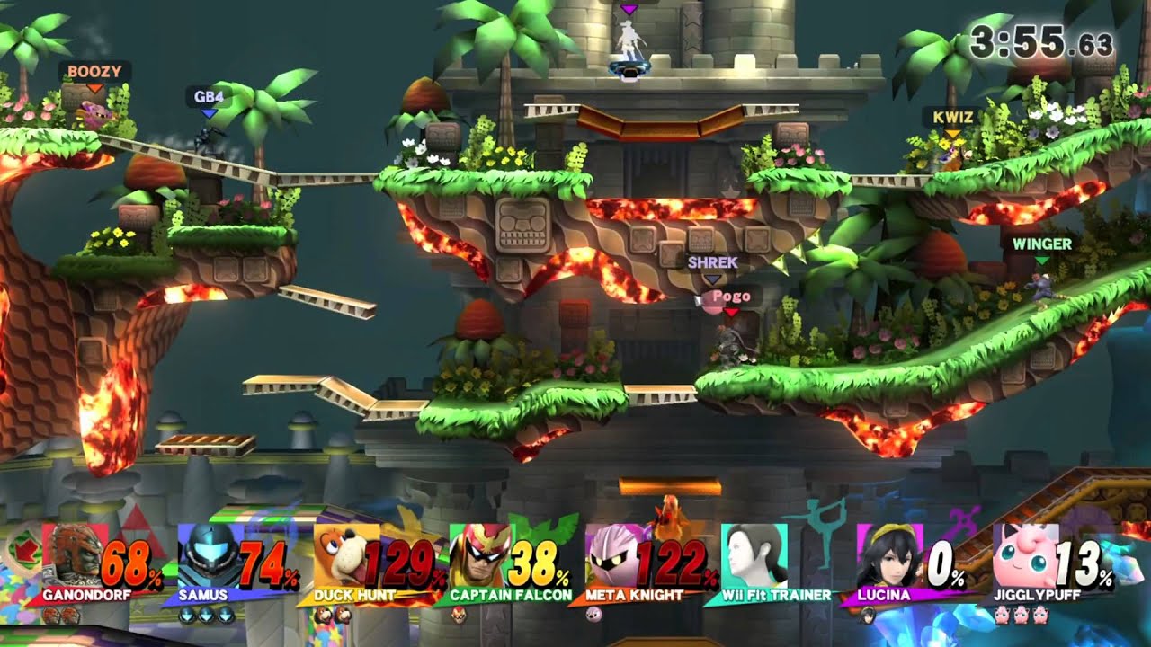 Super Smash Bros. for Wii U - 8 Player Smash: Great Cave Offensive