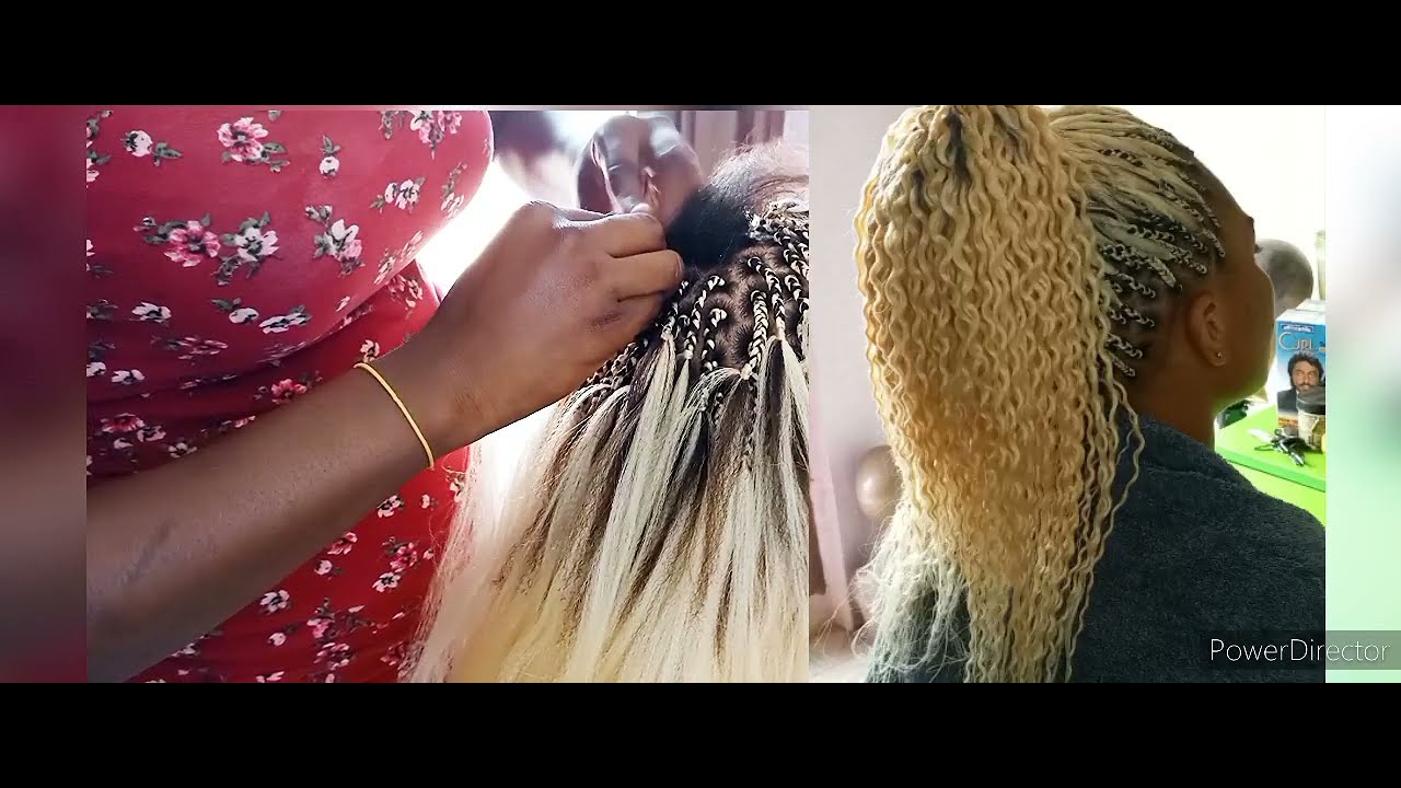 latest pick and drop hair braids/how to do