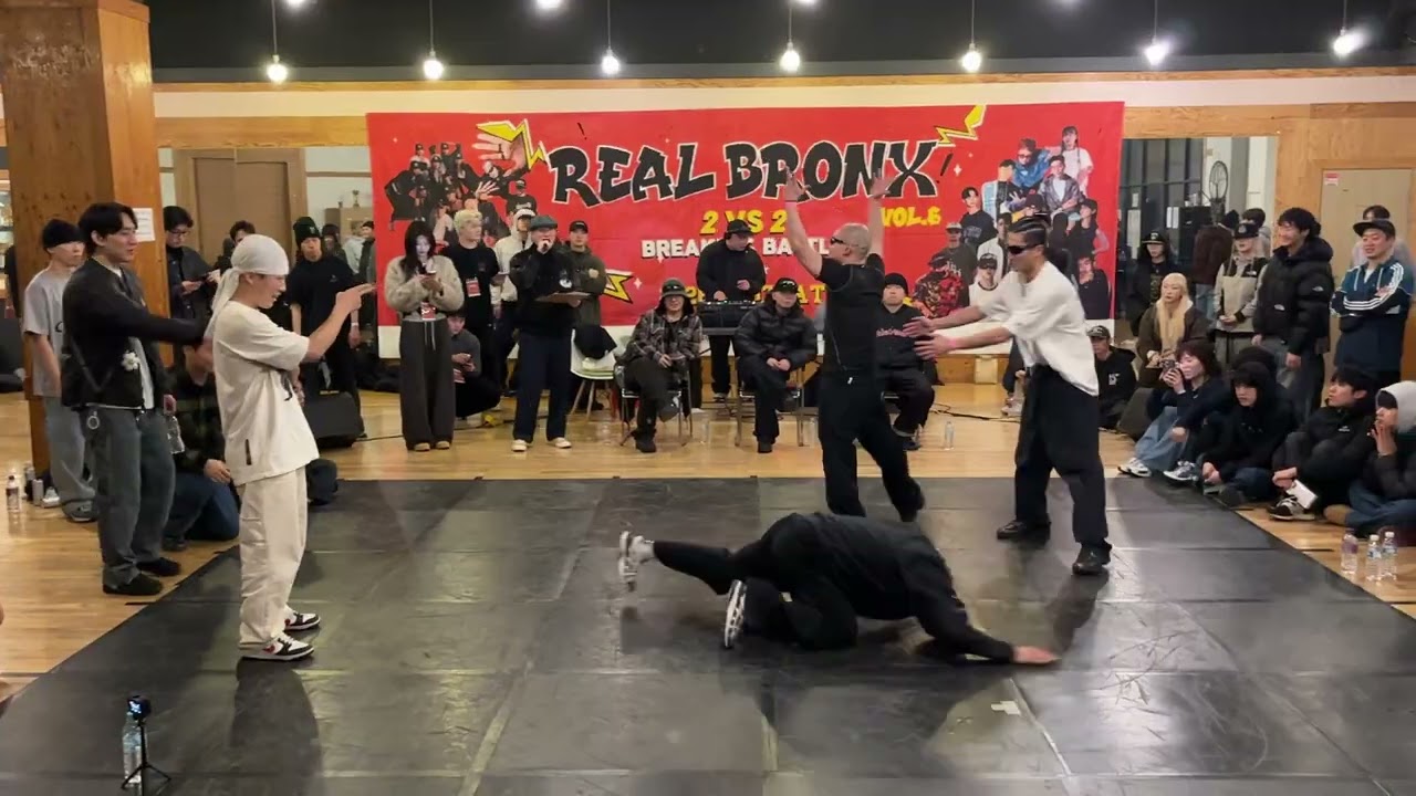 Kaicho & Poker vs One Way Crew, Top8, 2vs2, Real Bronx Vol 6