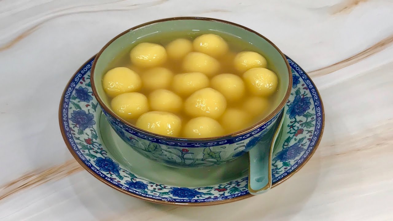 Pumpkin Glutinous Rice Ball / Tang Yuen | 金瓜/南瓜汤圆