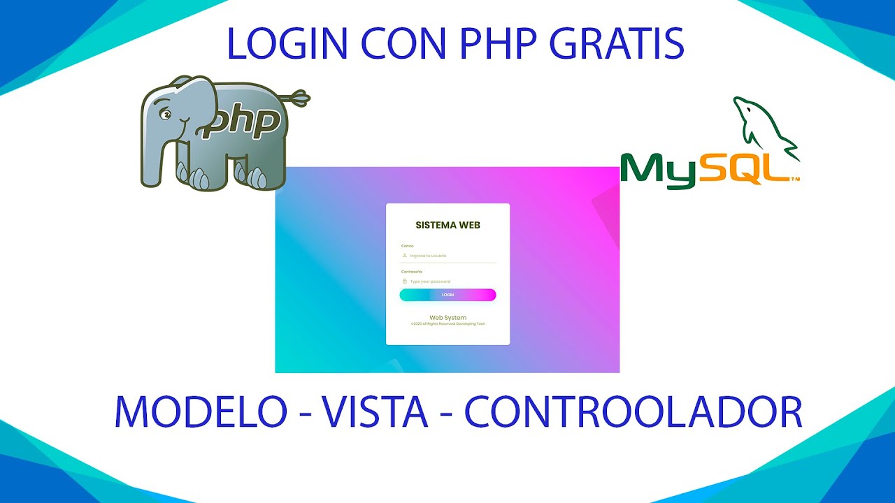 LOGIN MVC | PHP | MySQL | AJAX | BOOTSTRAP | GRATIS