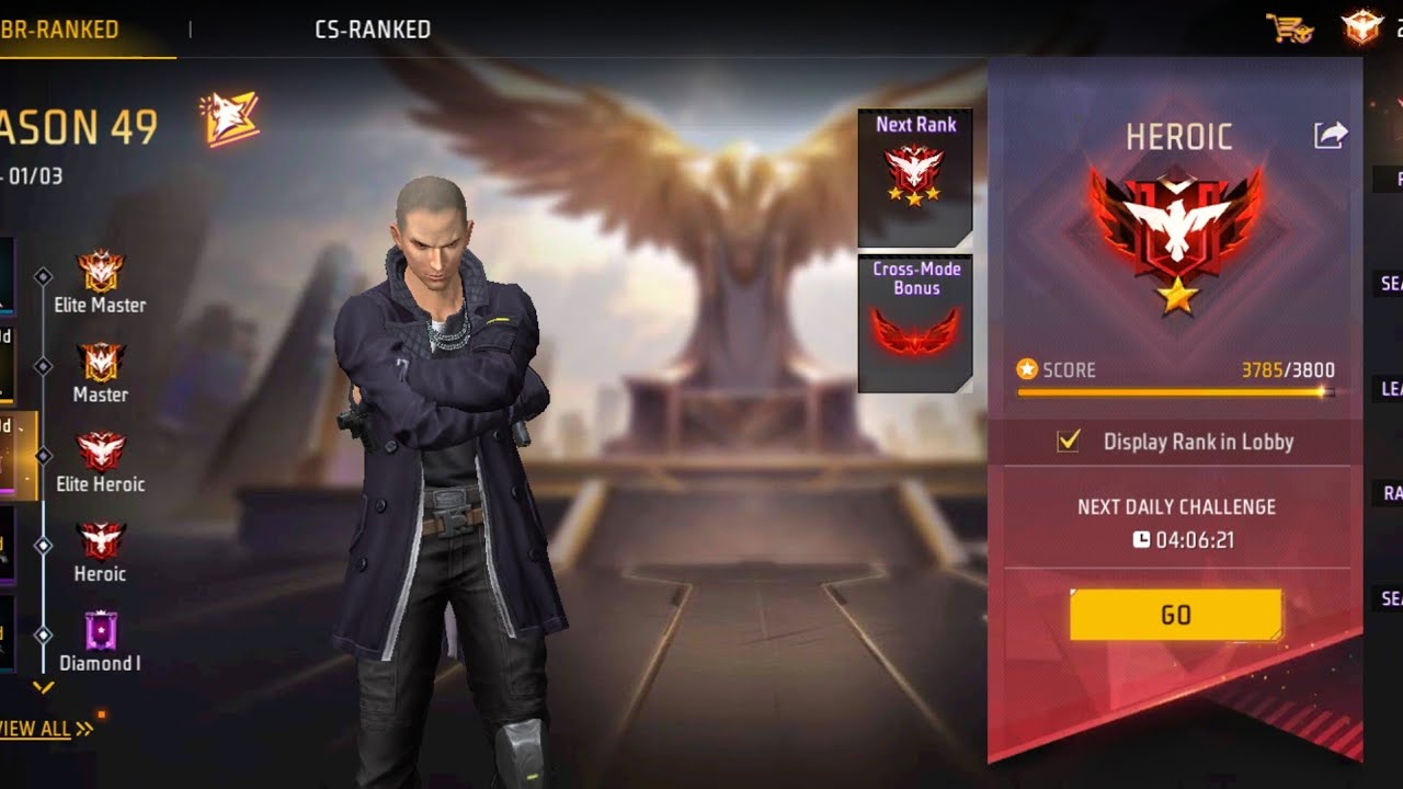 🔥 FREE FIRE LIVE | NEW BR RANK | RUSH GAMEPLAY | ROHAN_FF 🔥#shorts #freefirerankpush #newseasonbr