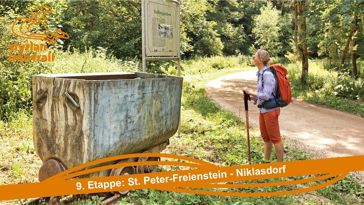 9. Etappe Styrian Iron Trail - Von St. Peter-Freienstein nach Niklasdorf