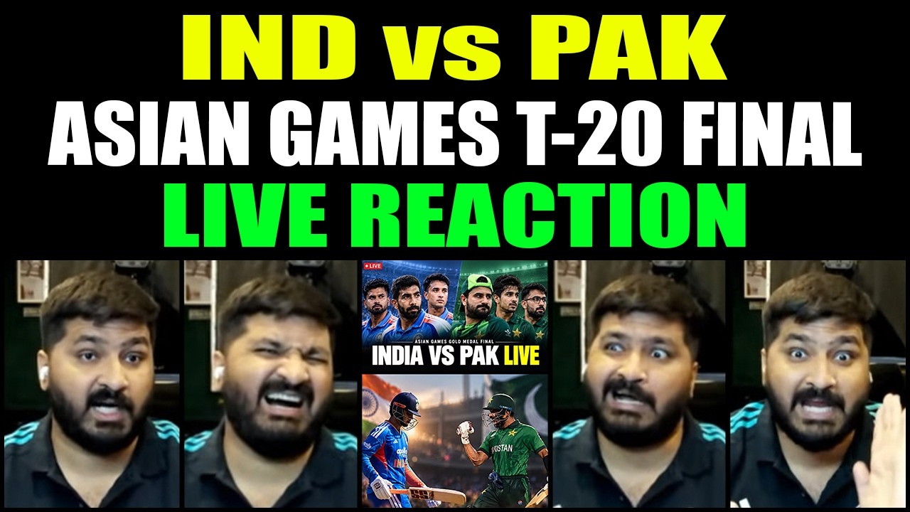 INDIA VS PAKISTAN T20 FINAL &mdash; LIVE REACTION!