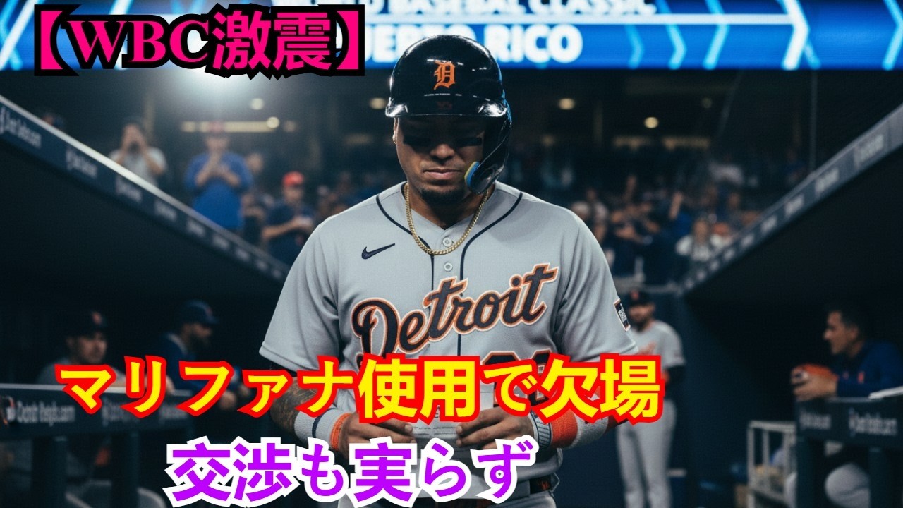 【WBC激震】プエルトリコ代表スター選手「マリファナ使用」でまさかの欠場！選手会交渉も実らなかった薬物違反の衝撃真相