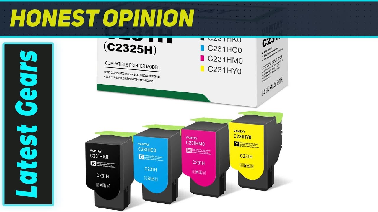 Lexmark C231H Toner Replacement: Flawless Prints for C2325 C2425 C2535 C2640!