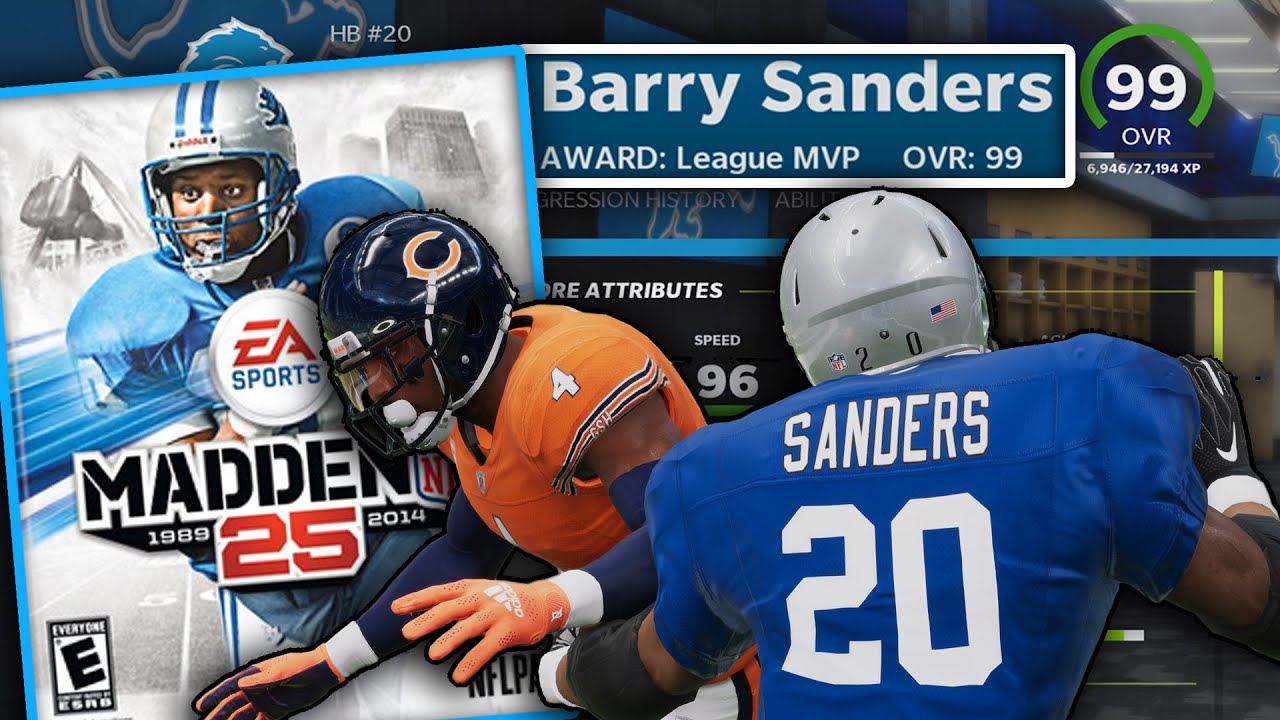 What if Madden 25 Barry Sanders Was a Superstar X Factor With First One Free? Madden 22 Experiment